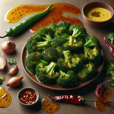 Image of Roasted Broccoli with Ancho Butter