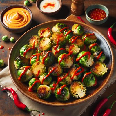 Image of Roasted Brussels Sprouts with Sriracha Aioli