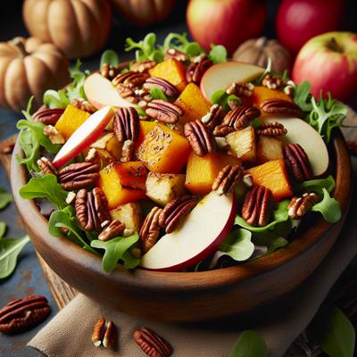 Image of Roasted Butternut Apple Pecan Salad