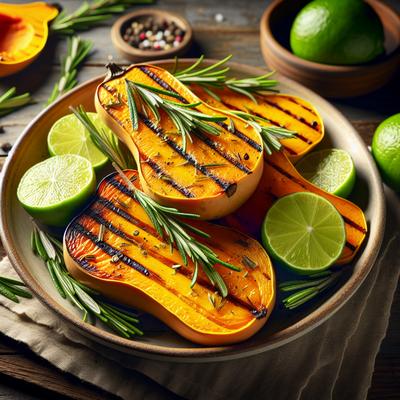 Image of Roasted Butternut Squash with Lime and Rosemary
