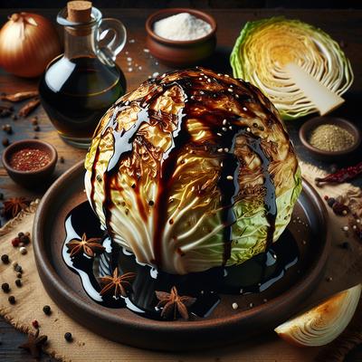 Image of Roasted Cabbage with Balsamic Vinegar