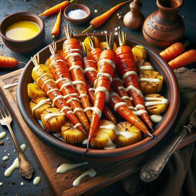 Image of Roasted Carrots and Parsnips with White Balsamic