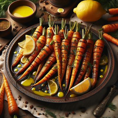 Image of Roasted Carrots with Lemon Dressing