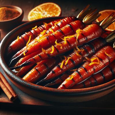 Image of Roasted Carrots with Orange Zest and Cinnamon