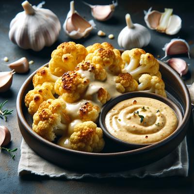 Image of Roasted Cauliflower and Garlic Puree