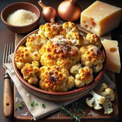 Image of Roasted Cauliflower with Parmesan Cheese