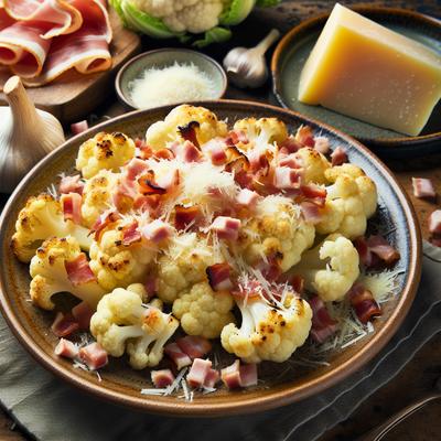 Image of Roasted Cauliflower with Parmesan Pancetta