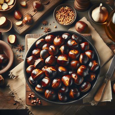 Image of Roasted Chestnuts Oven or Stove Top