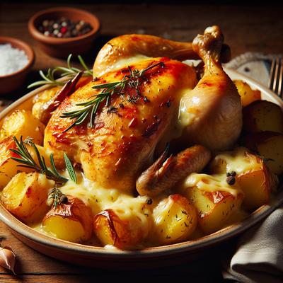 Image of Roasted Chicken Potatoes Monterey