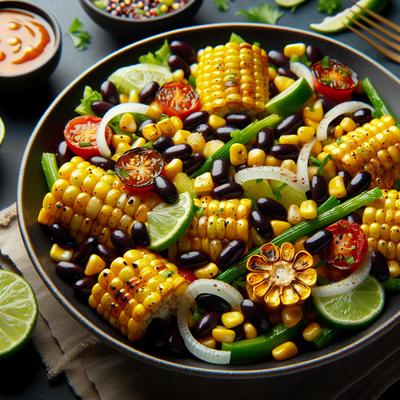 Image of Roasted Corn and Black Bean Salad