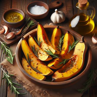 Image of Roasted Delicata Squash Wedges