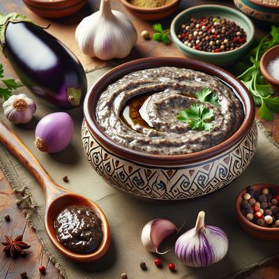 Image of Roasted Eggplant Dip from Bahrain Uukkous Al Badinjan