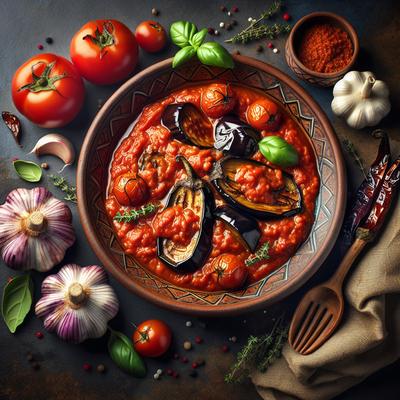 Image of Roasted Eggplant in Smoky Tomato Sauce