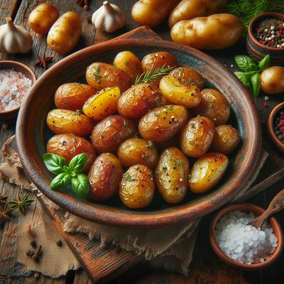 Image of Roasted Fingerling Potatoes with Seasoned Salt