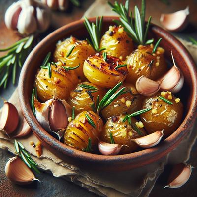 Image of Roasted Garlic and Rosemary Potatoes