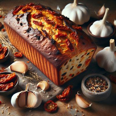 Image of Roasted Garlic and Sun Dried Tomato Loaf