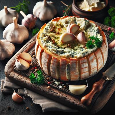 Image of Roasted Garlic and Three Cheese Spread