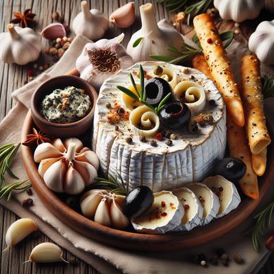 Image of Roasted Garlic Brie Black Olive Pate