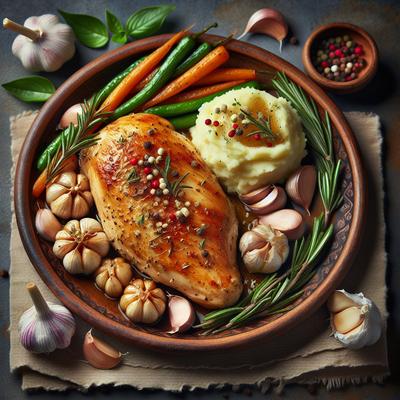 Image of Roasted Garlic Chicken Breasts