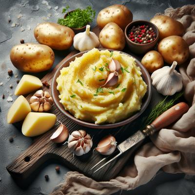 Image of Roasted Garlic Mashed Potatoes the Best You've Ever Had