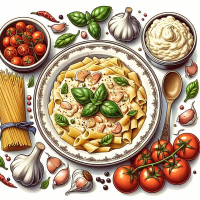 Image of Roasted Garlic Ricotta Pasta Sauce
