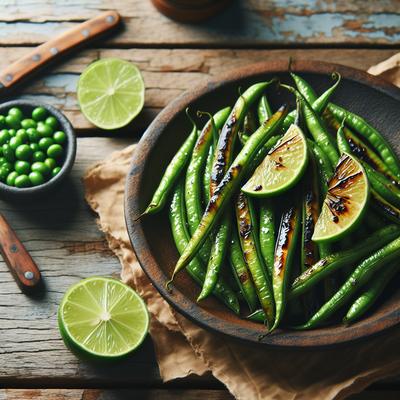 Image of Roasted Green Beans with Lime Juice