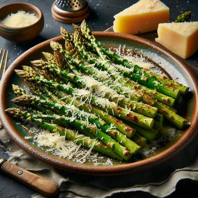 Image of Roasted Italian Asparagus with Parmesan