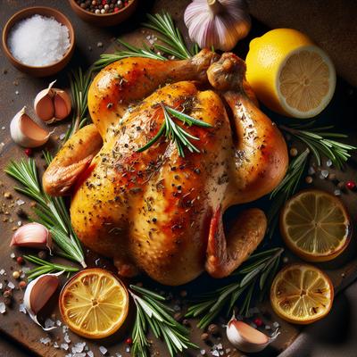 Image of Roasted Lemon Rosemary Chicken