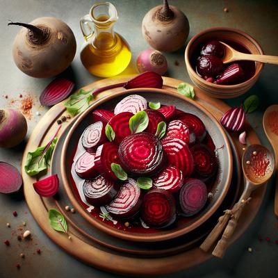 Image of Roasted Marinated Beets with Vinaigrette