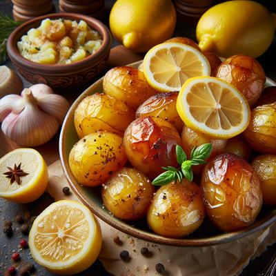 Image of Roasted New Potatoes with Lemon Horseradish