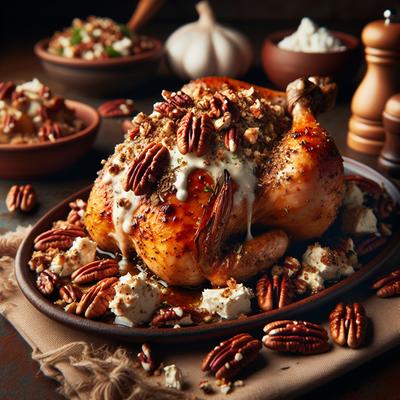 Image of Roasted Pecan Goat Cheese Chicken