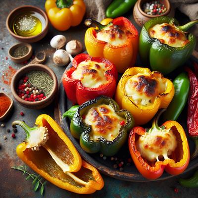 Image of Roasted Peppers with Cheese