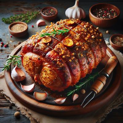 Image of Roasted Pork Tenderloin with Garlic