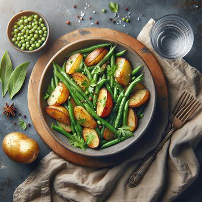 Image of Roasted Potato and Green Bean Salad