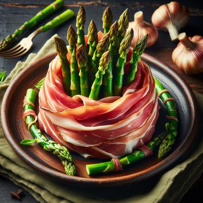 Image of Roasted Prosciutto Wrapped Asparagus