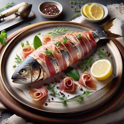 Image of Roasted Prosciutto Wrapped Fish
