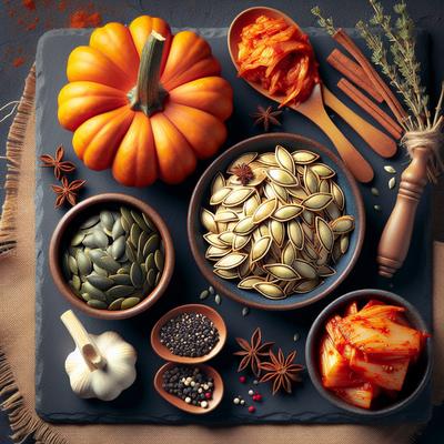 Image of Roasted Pumpkin Seeds with a Kick from Kim