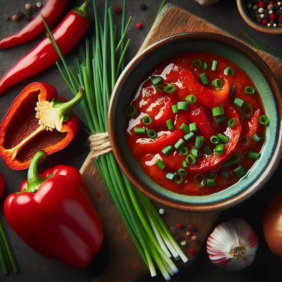 Image of Roasted Red Pepper and Chive Dressing