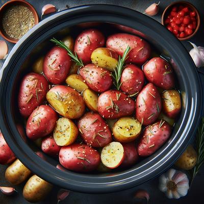 Image of Roasted Red Potatoes in the Crock Pot