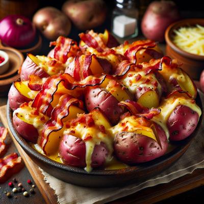 Image of Roasted Red Potatoes with Bacon and Cheese