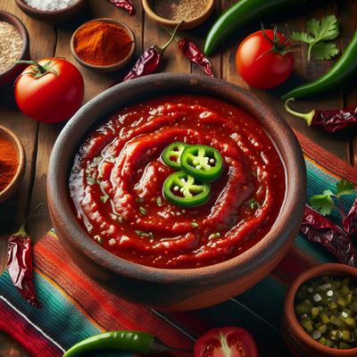 Image of Roasted Red Tomato Enchilada Sauce