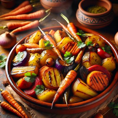 Image of Roasted Root Vegetables with Chermoula