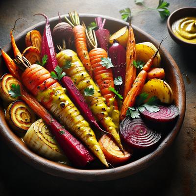 Image of Roasted Root Vegetables with Mustard