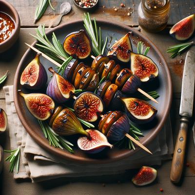 Image of Roasted Rosemary Skewered Figs