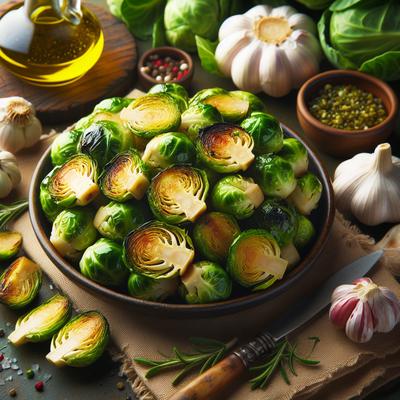 Image of Roasted Shaved Brussels Sprouts