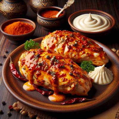 Image of Roasted Spicy Mayonnaise Chicken Breasts