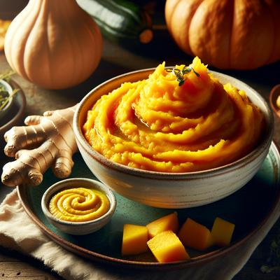 Image of Roasted Squash Mash with Ginger Puree