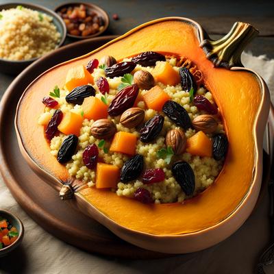 Image of Roasted Squash with Fruited Couscous