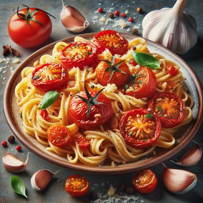 Image of Roasted Tomato and Garlic Pasta