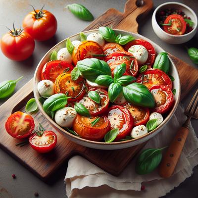Image of Roasted Tomato Caprese Salad by Barefoot Contessa